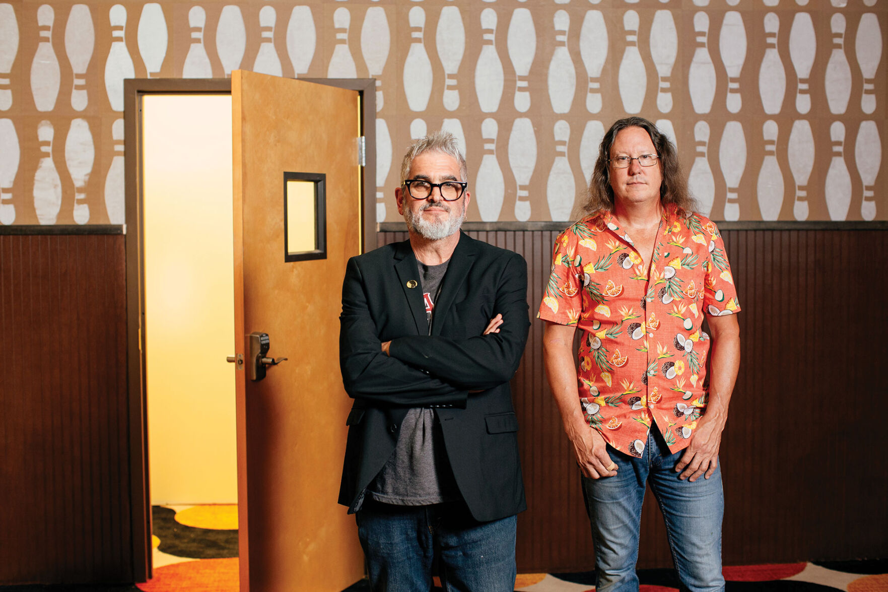 Jamie Rubin (left) and Chark Kinsolving of Eastside Bowl
